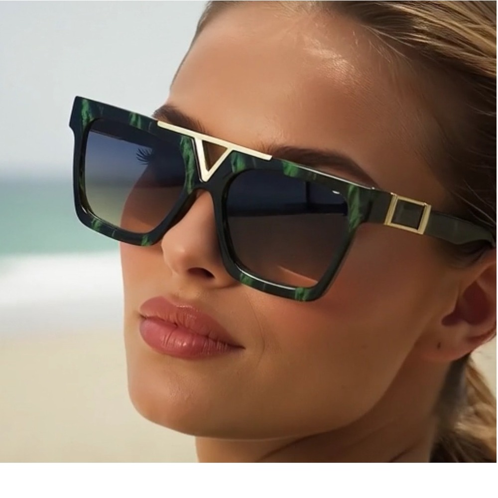 Lady Sunglasses‎ Women Fashion Rectangular Beach Driving Stylish Elegant UV400